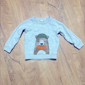 CARTER’S Gray Bear Graphic Sweatshirt